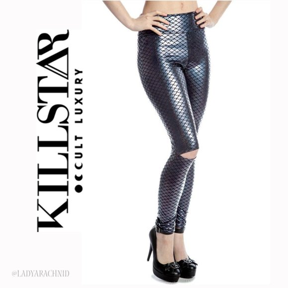 Killstar Pants - KILLSTAR Skyla siren mermaid sea goddess leggings